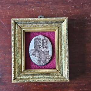 Vintage Enamel On Copper House By PG Cooper England Minature